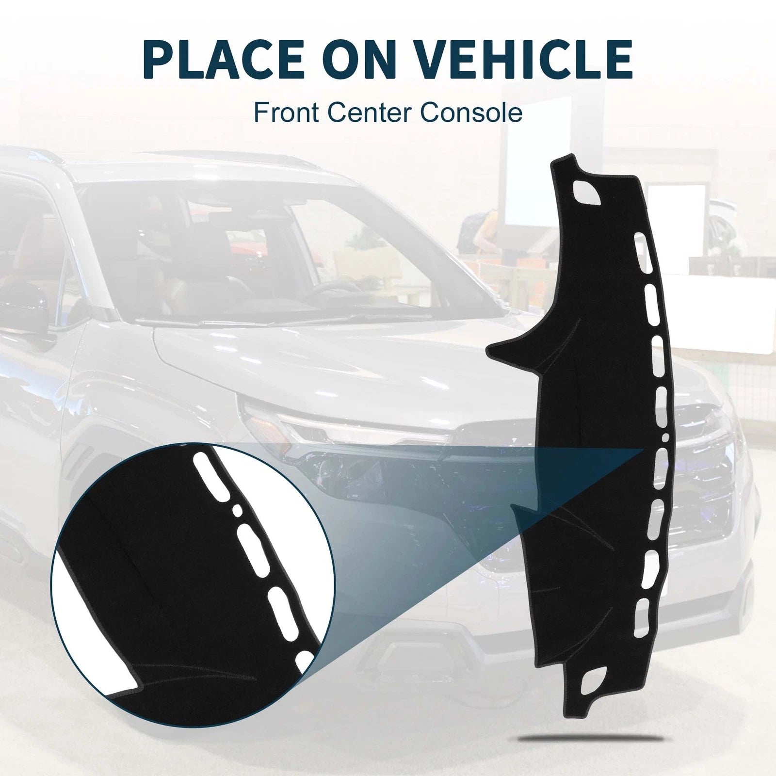 Dashboard Cover Mat for Subaru Forester SH (2007–2012) Black