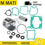 Top End Rebuild Kit for Honda CR125R (2003–2004) 54mm Piston Ring Pin + Gasket Set