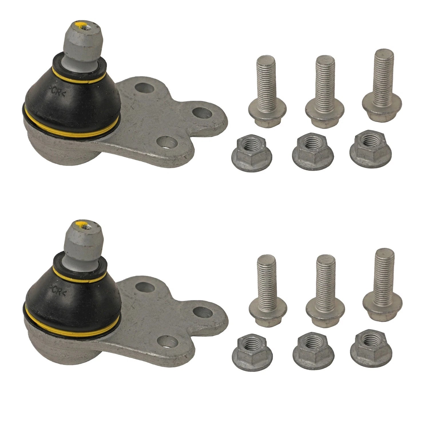 Set of 2 Front Upper Suspension Ball Joints for Tesla S (2012–2021)