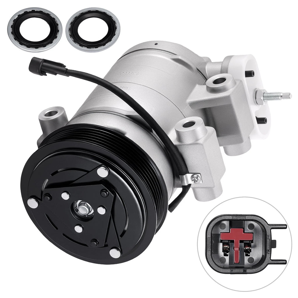 AC Compressor with Clutch for Ford Mustang (1964–1970)