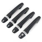 Carbon Fiber Look Exterior Door Handle Cover Trim for Subaru WRX STi (2015-2021)