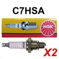 2X NGK C7HSA Spark Plug for 110cc 125cc 140cc PIT PRO Trail Quad