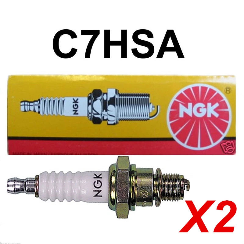 2X NGK C7HSA Spark Plug for 110cc 125cc 140cc PIT PRO Trail Quad