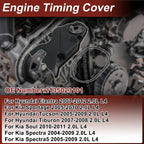 Engine Timing Cover for Hyundai Elantra 2.0L L4 (2007–2012) No. 2135023101