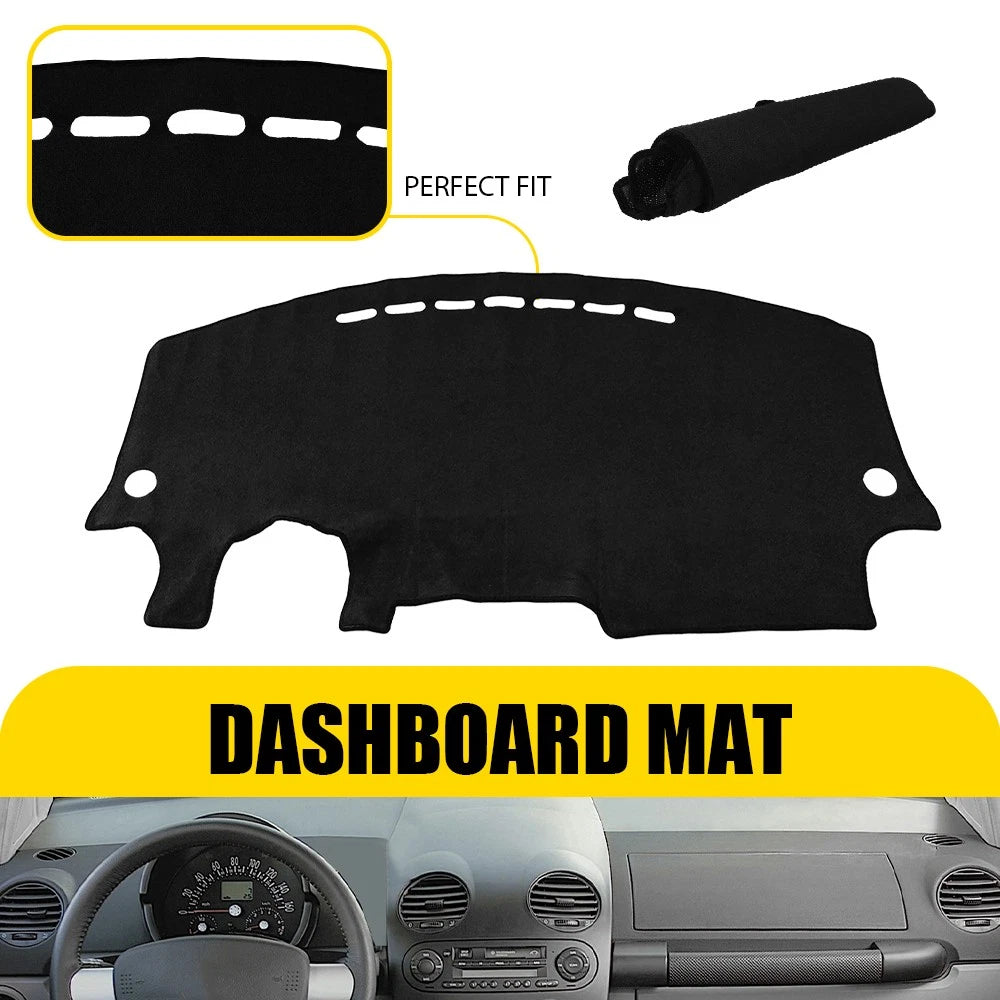 Dashmat Dashboard Cover for Volkswagen Beetle (1998–2010) Black