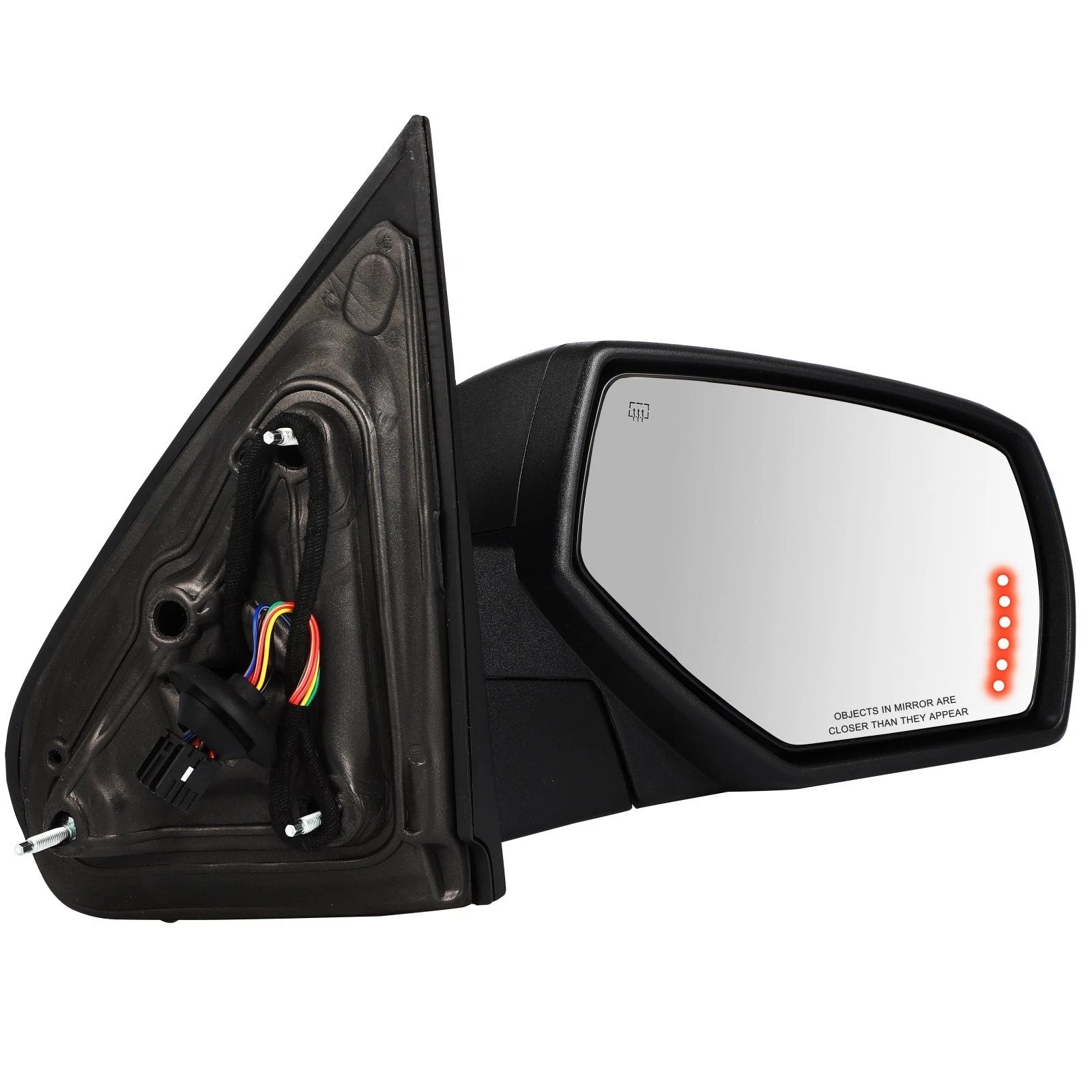 Power Folding Heated Turn Puddle Light Mirror for Chevy Silverado GMC (2014–2018)