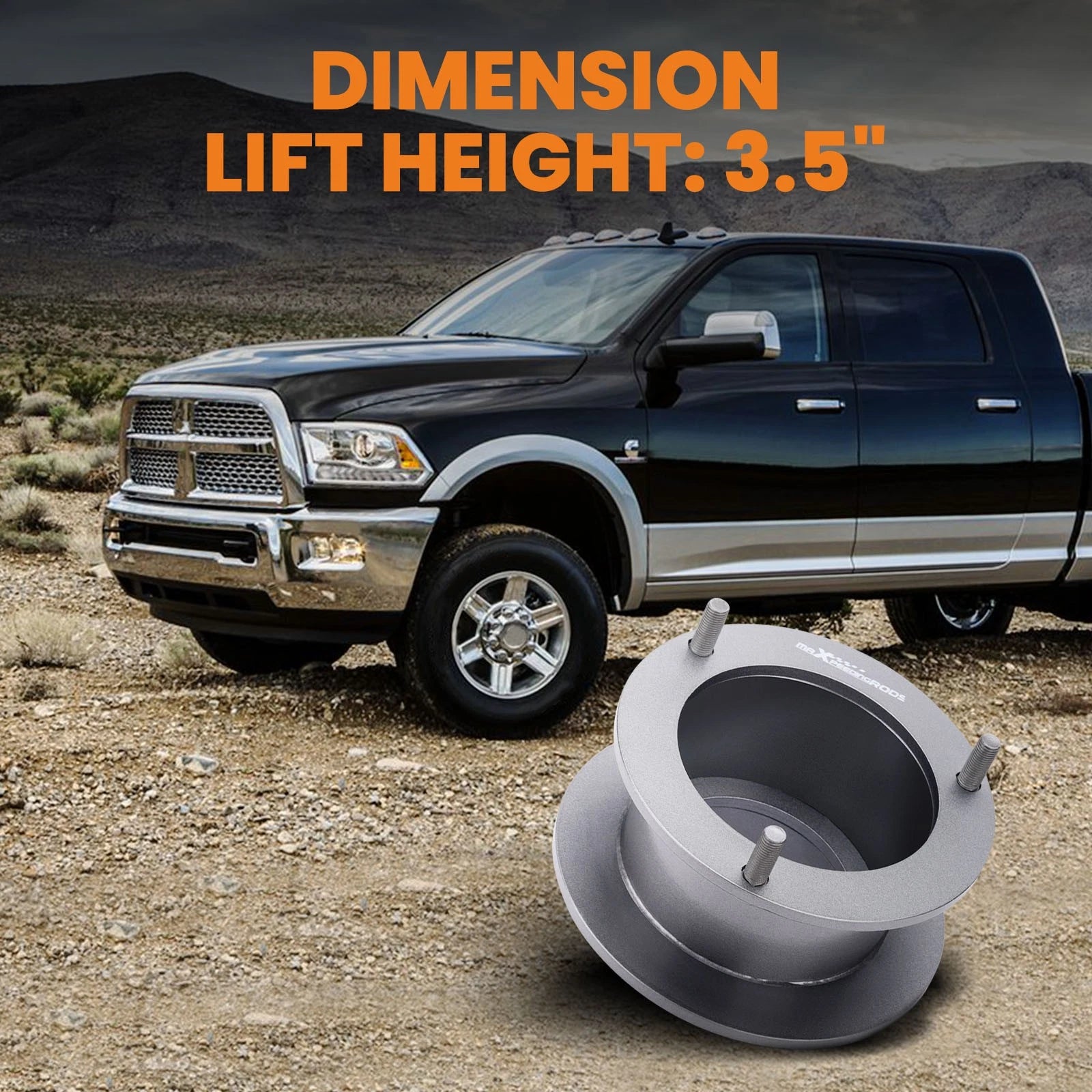 3.5 Inch Front Leveling Lift Kit for Dodge Ram 2500 3500 4WD (1994–2013)
