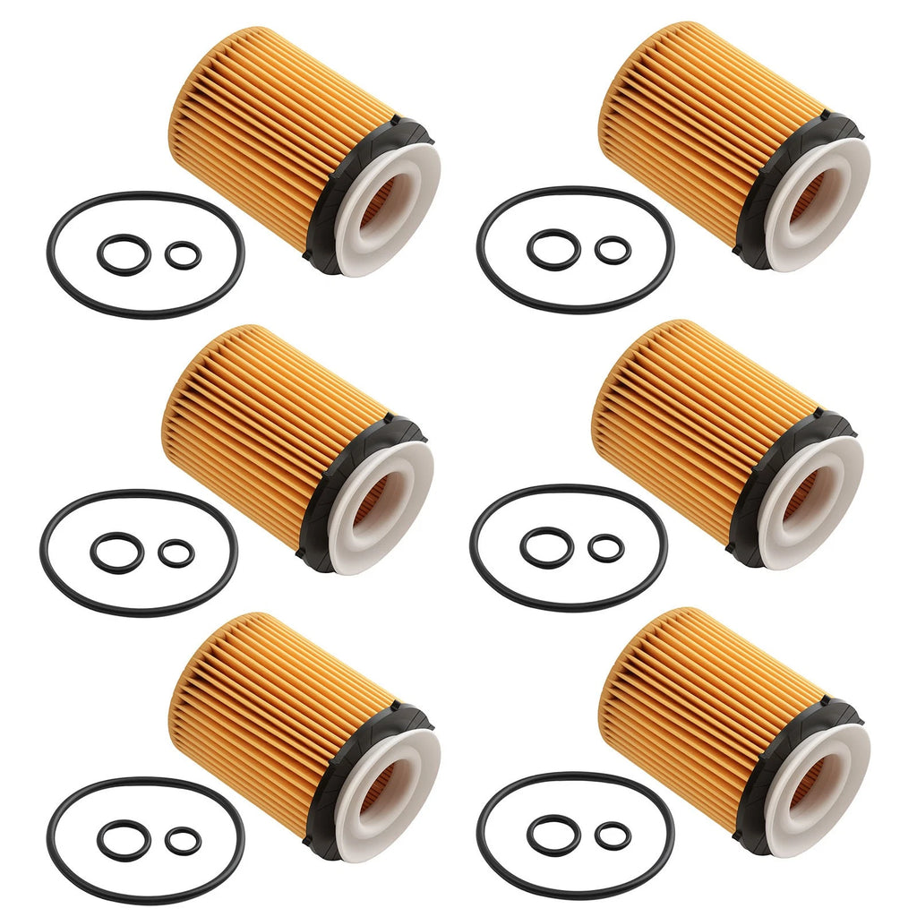 6x Oil Filters HU7116z for Mercedes-Benz A-Class C-Class E-Class CLA GLA GLB GLC GLE (2013–2023)