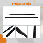Side Skirt Extension for Ford Mustang Dark Horse/GT Premium (2024–2025) Carbon Fiber