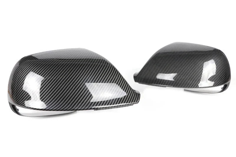 Carbon Style Side Mirror Cap Covers for Audi Q5 Q7 8R (2009–2017)
