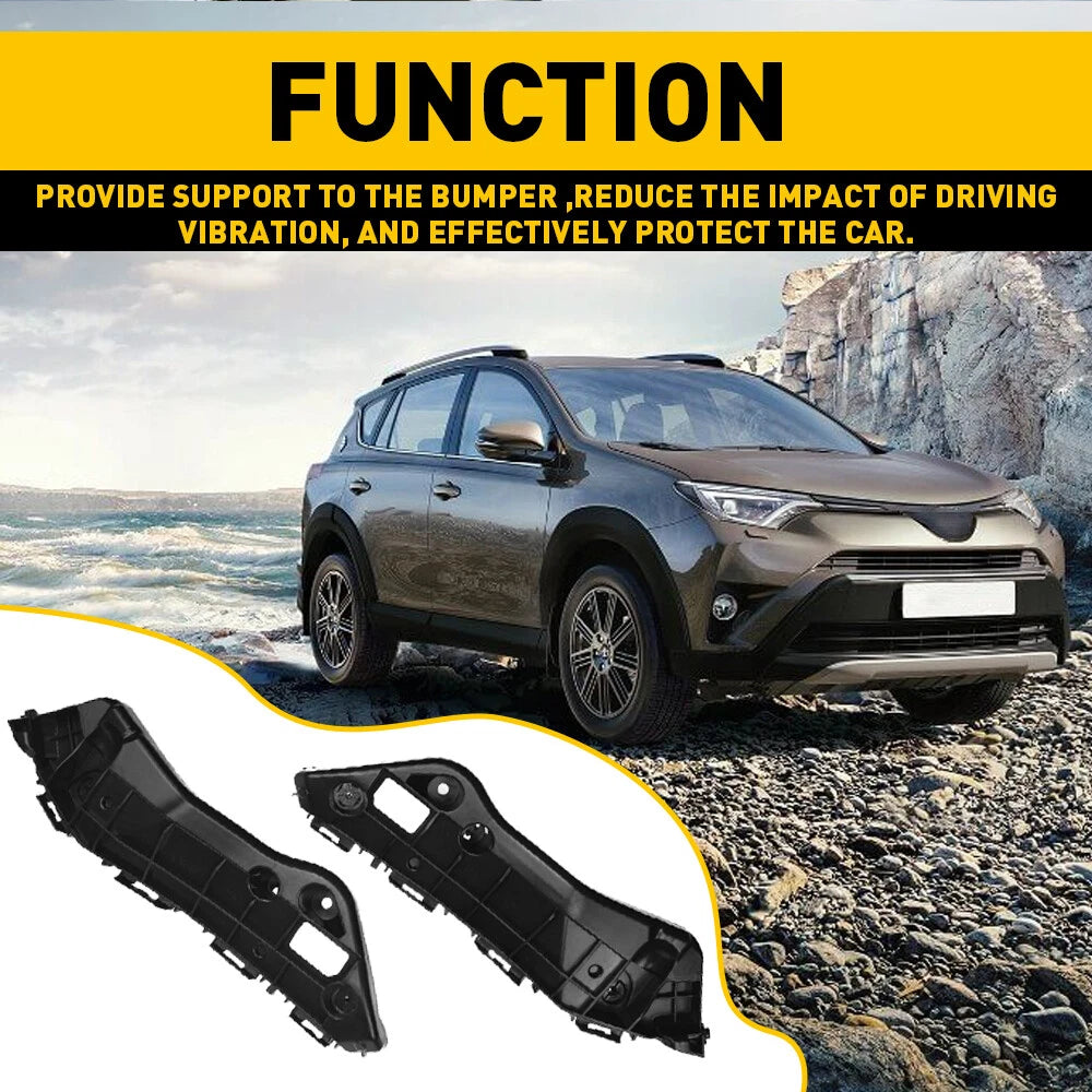 Set of 2 Bumper Brackets for Toyota RAV4 (2016â2018)