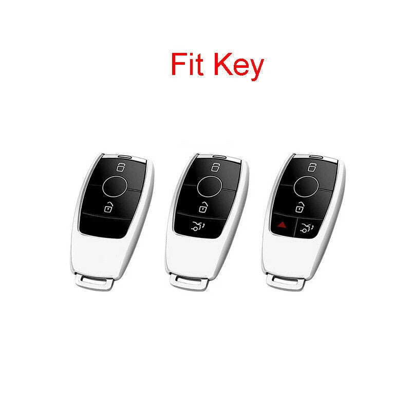 TPU Remote Key Cover Case for Mercedes-Benz E-Class (2017-2025)