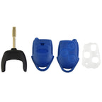 3-Button Blue Key Shell for Ford Transit Connect MK7 (2006–2014)