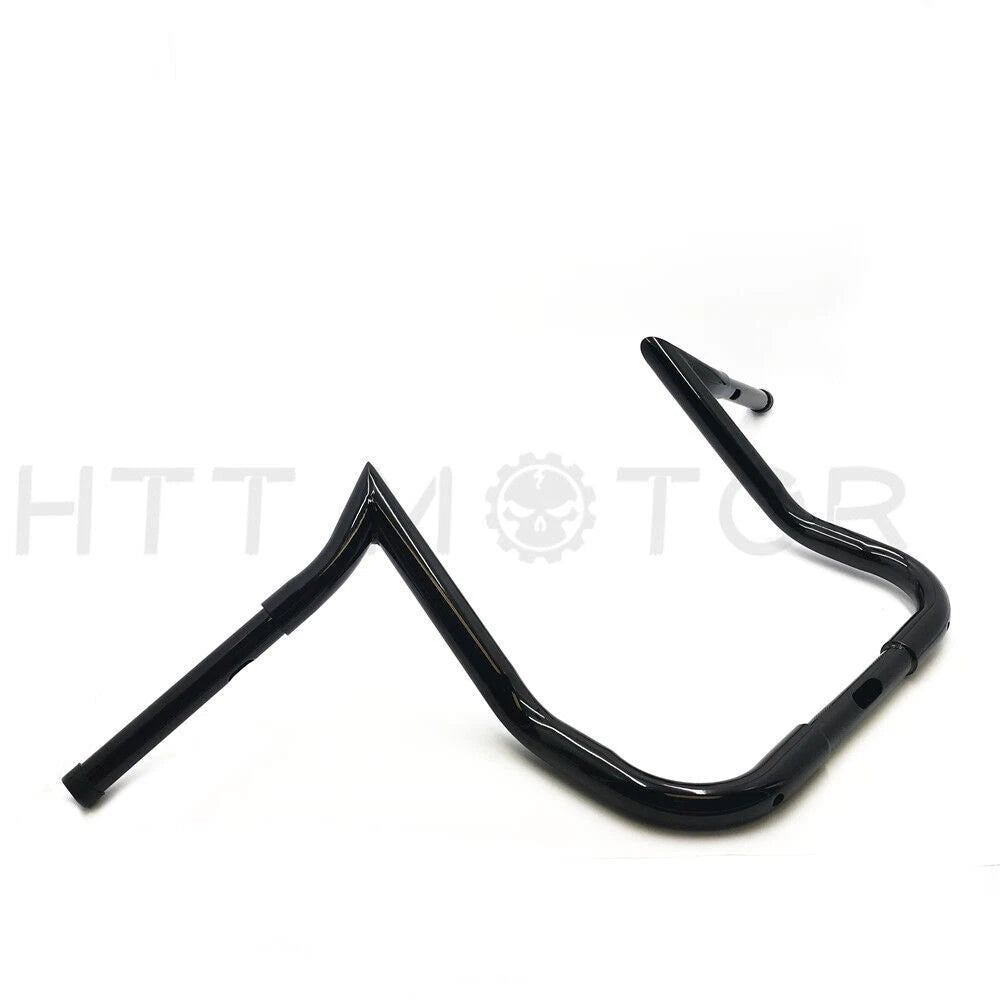 HTTMT RISE 16" Handlebar for Harley Touring (1986–2017) Black