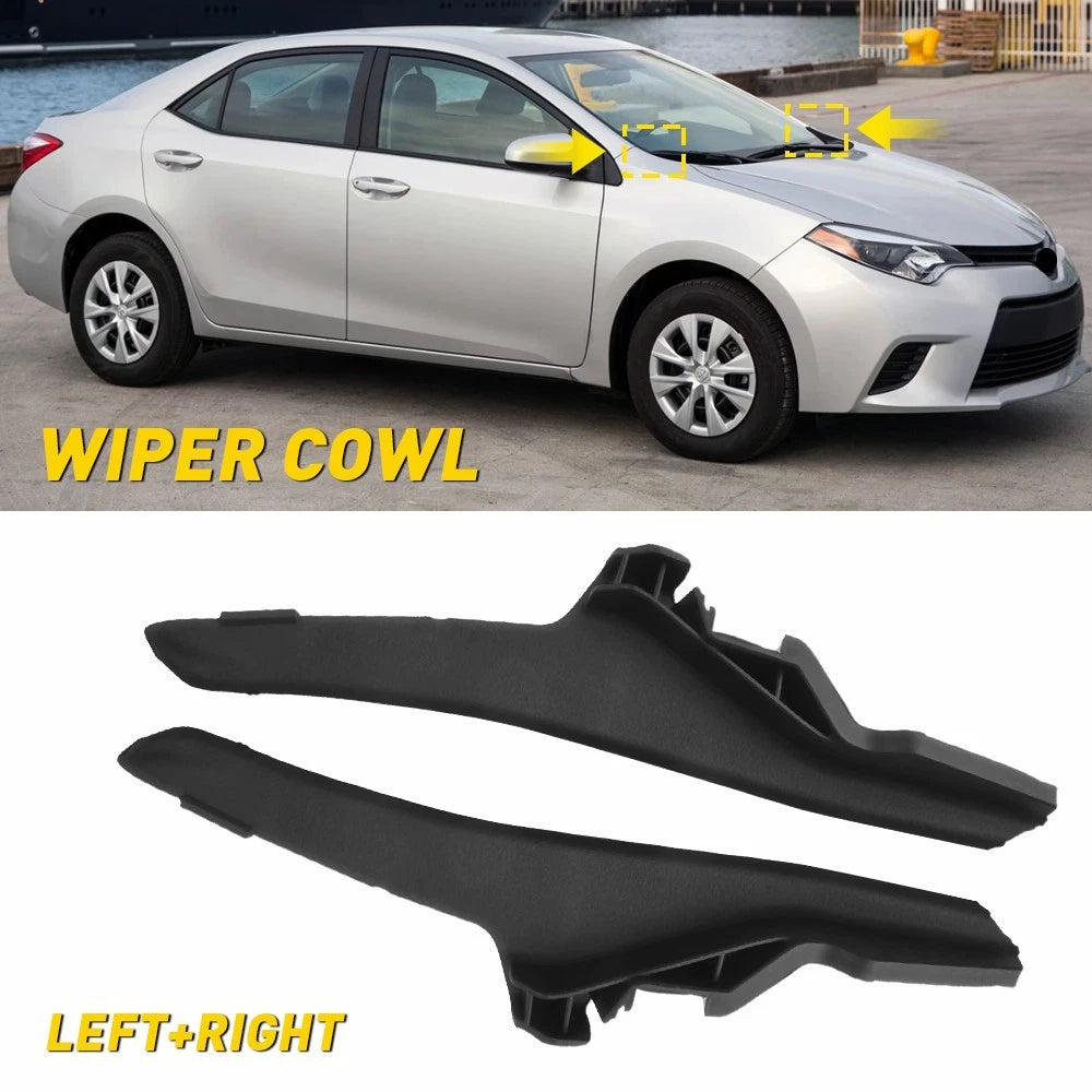 Fender to Cowl Hood Side Seal Trim Cover Set for Toyota Corolla (2014–2019)