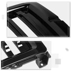 Vertical Slat Gloss Black Front Bumper Hood Grill for Chevy Silverado 1500 (2014–2015)