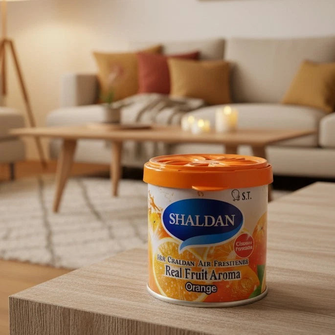 My Shaldan Orange Gel Air Freshener for Home Car Office (2.8oz)