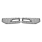 Honeycomb Front Bumper Fog Light Grille Covers for Audi A4 B8.5 (2013-2016)