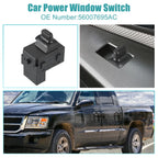 Right Power Window Switch for Dodge Ram 1500, Jeep Cherokee (No. 56007695AC)