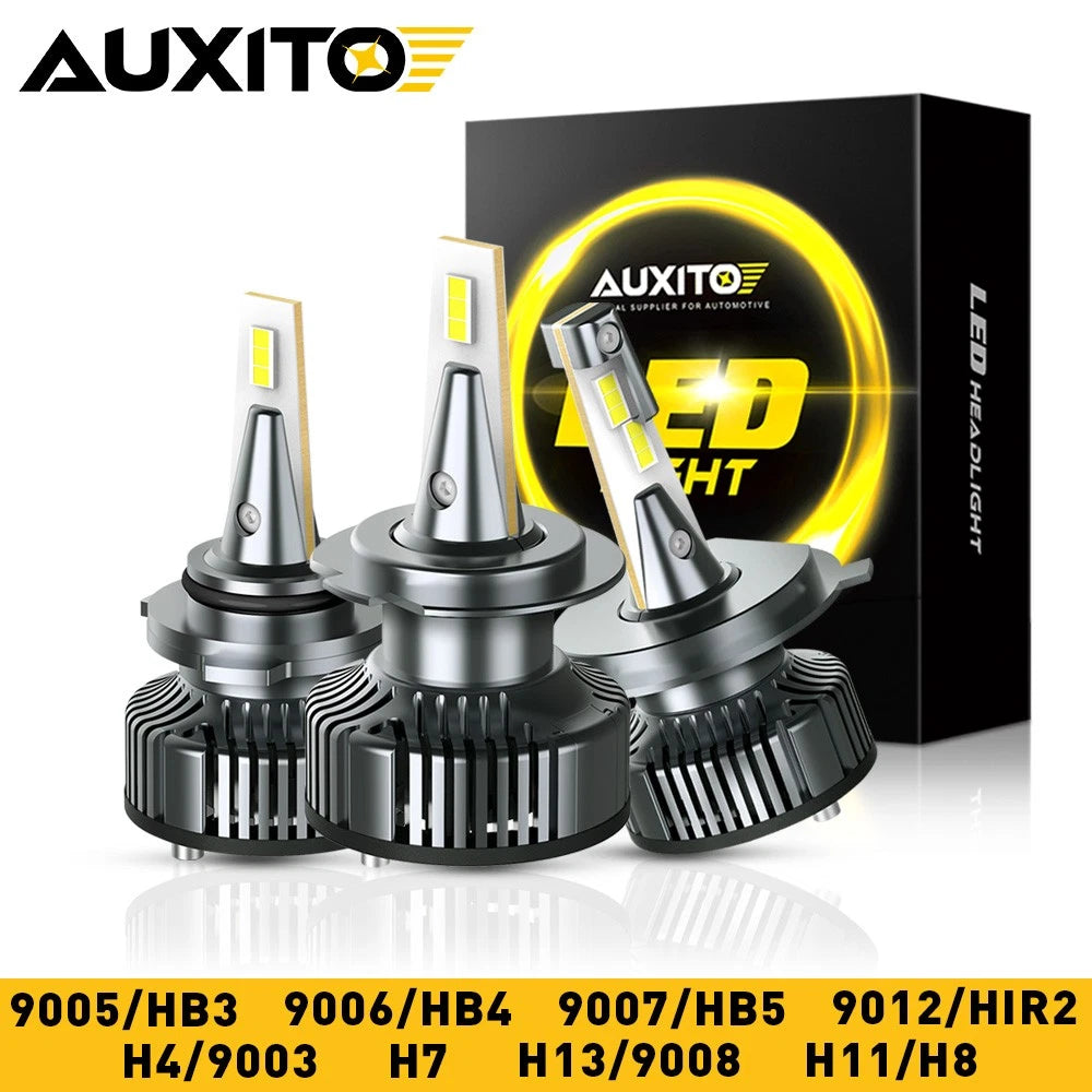 9005 H11 9006 LED Headlight Bulbs Kit for High Low Beam (6500K)