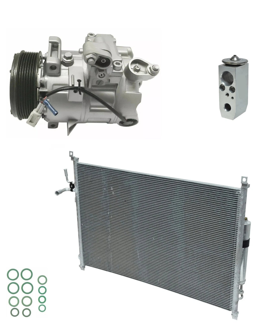 A C Compressor Kit with Condenser Replacement for Infiniti M35 (2009–2010)