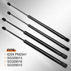 2 Tailgate + 2 Window Lift Supports for Toyota Matrix (2003–2008) Gas Struts