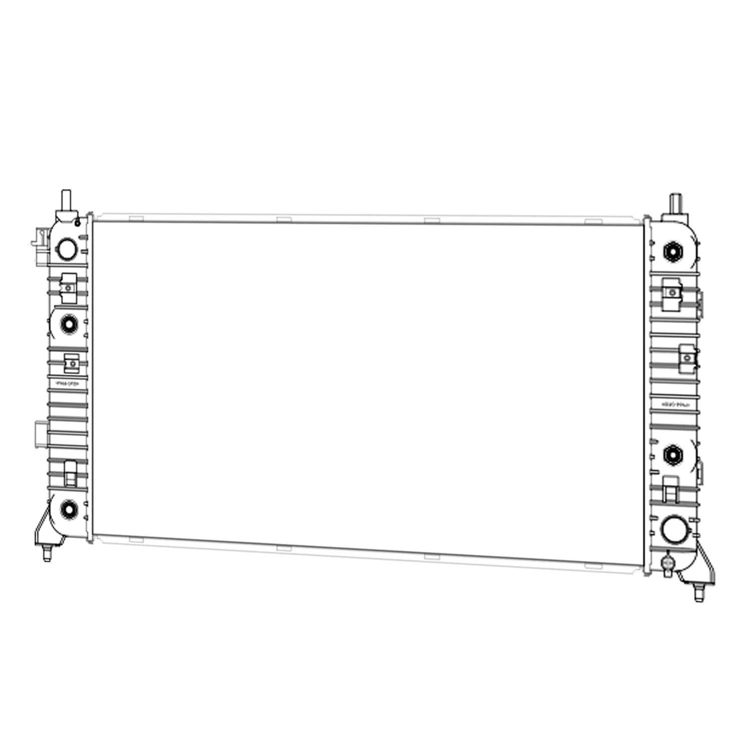 Replacement Plastic Aluminum Radiator for Ford Ranger PX (2011–2018)