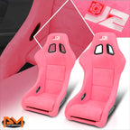 Pair of J2 Medium Size Racing Bucket Seats for Universal Fit (Fiberglass)
