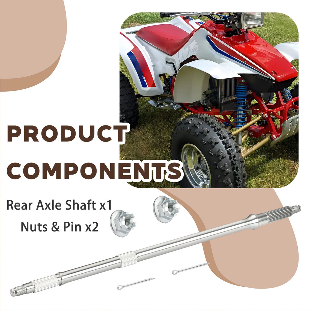 Rear Axle Shaft for Honda TRX250 Fourtrax 250 2X4 (1985–1987) 42311-HA8-000