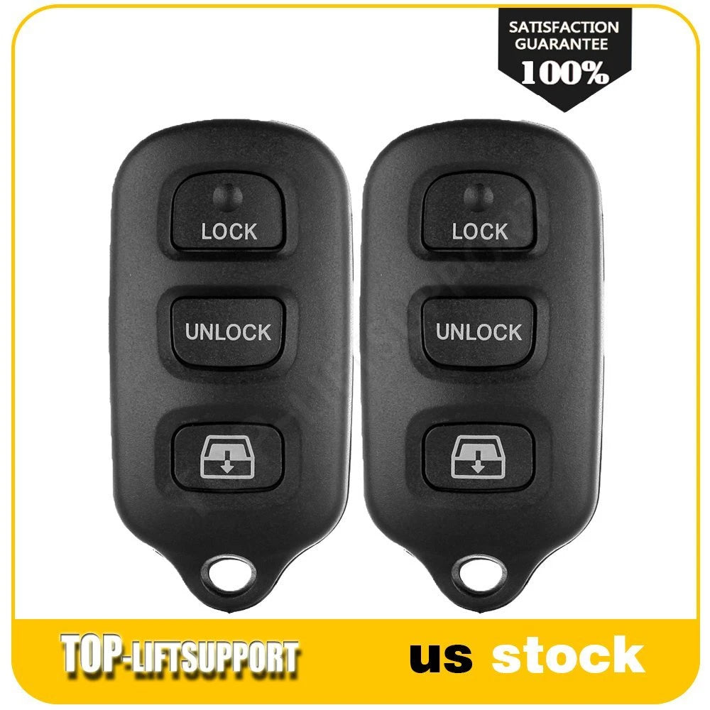 2 Key Fob Remote Shell Cases for Toyota 4Runner Sequoia (1999–2009)