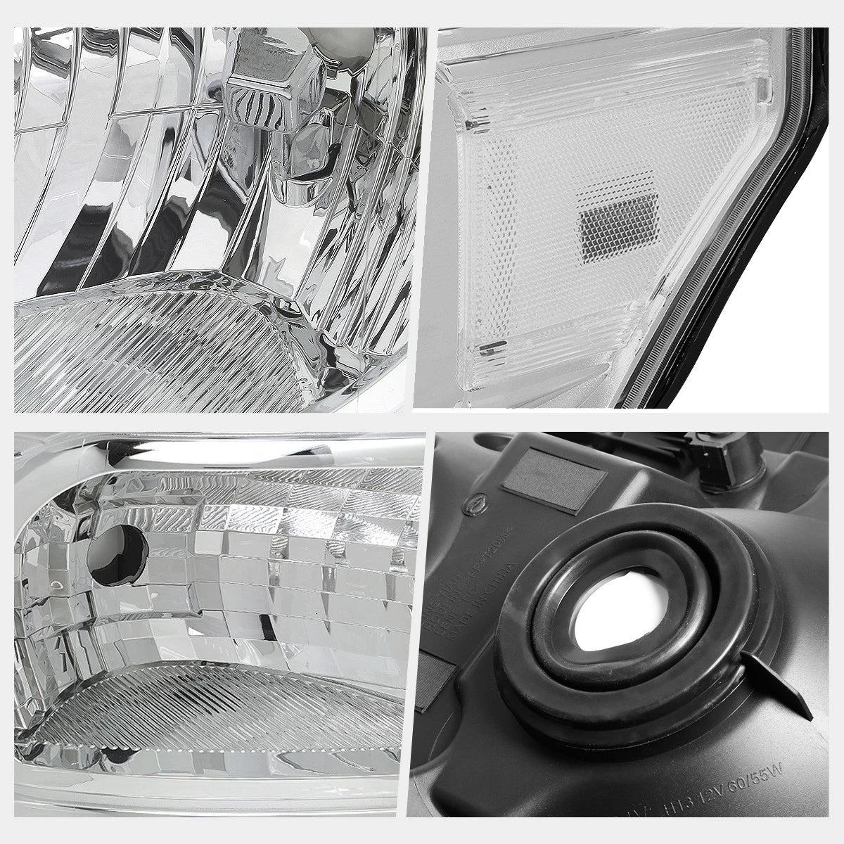 Headlight/Lamp Replacement for Ford Super Duty (2011–2016) Chrome Housing