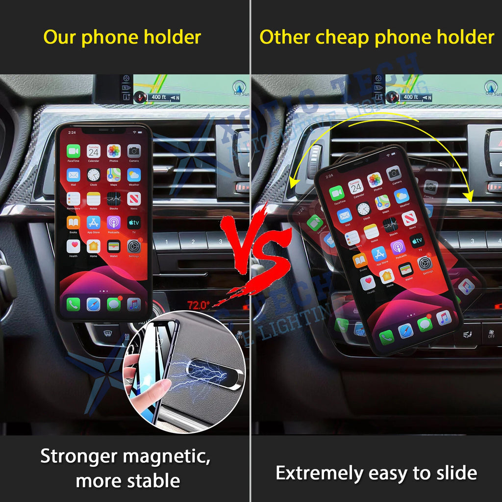 Universal Magnetic Multifunction Phone Car Holder Stand for iPhone Samsung (2019-2024)