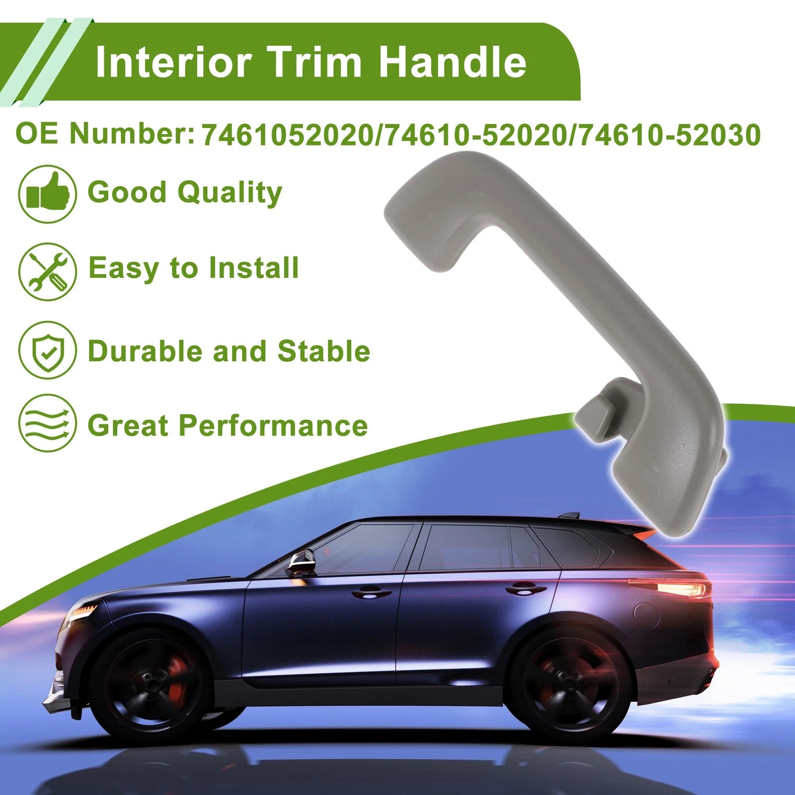 1 Pc A Pillar Grab Handle for Toyota Corolla (2009–2013) ABS