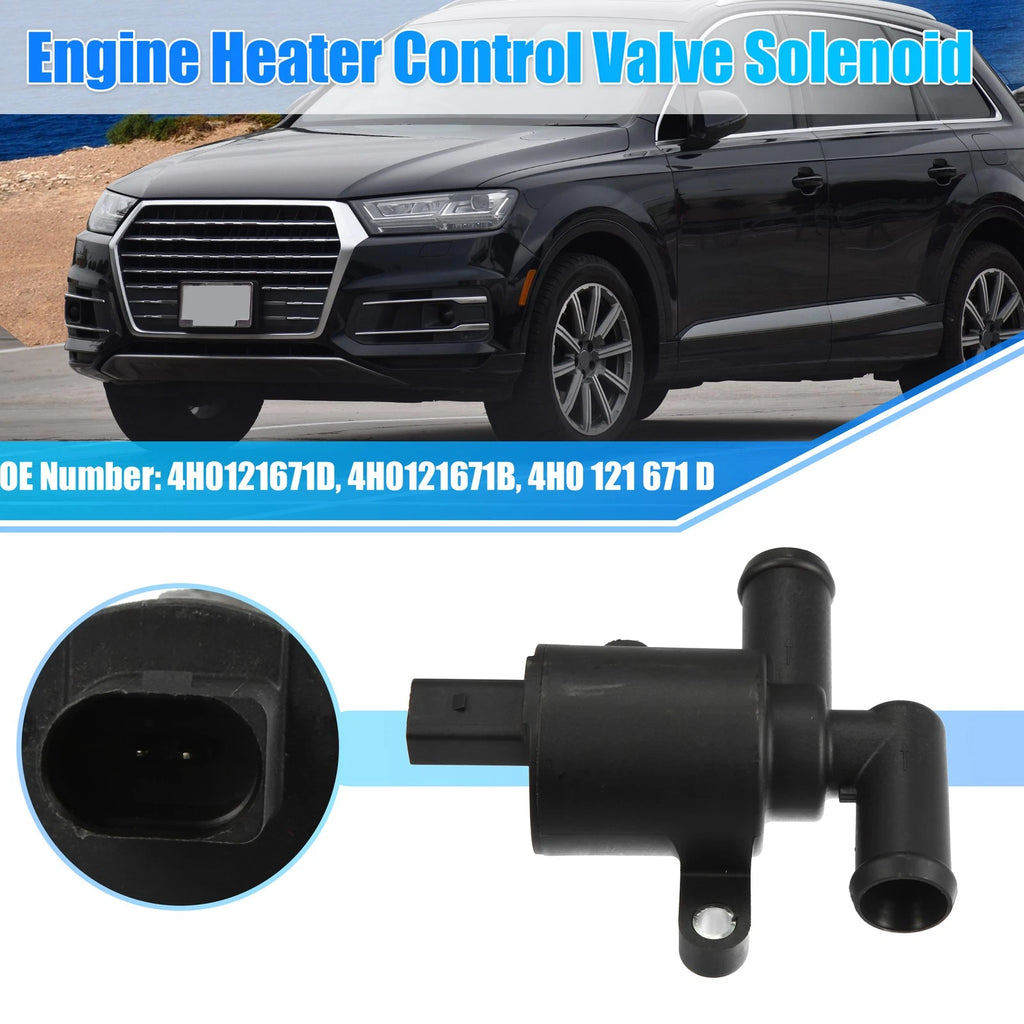 4H0121671D Engine Heater Control Valve Solenoid for Audi Q7 (2011–2016)