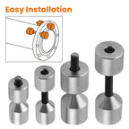 Set of 4 Flange Two Hole Pins for Alignment (1-1/8'' 1-5/8'' Diameter)