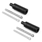 2X Headlight Fog Light Mount Bracket Extender for Motorcycle (M8 M6)