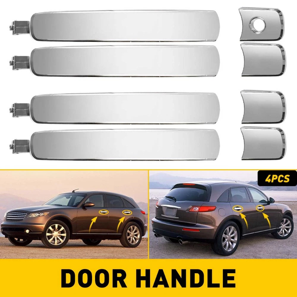 Exterior Door Handle Set for Nissan Rogue (2008–2013)