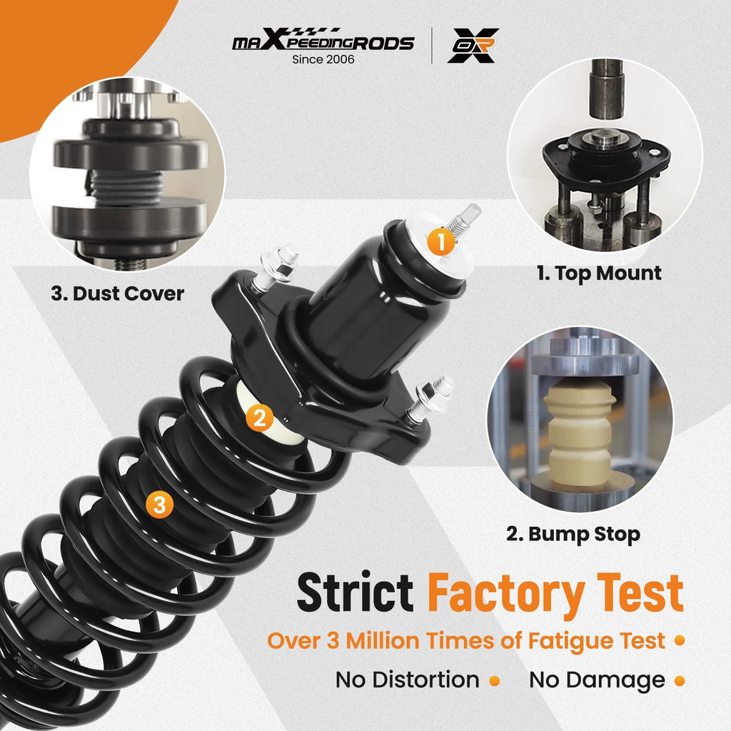 Rear Struts w/ Coil Springs for Dodge Caliber (2007–2012)