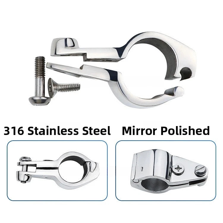 316 Stainless Steel Fitting for Bimini Top Boat (22/25/30/32mm)