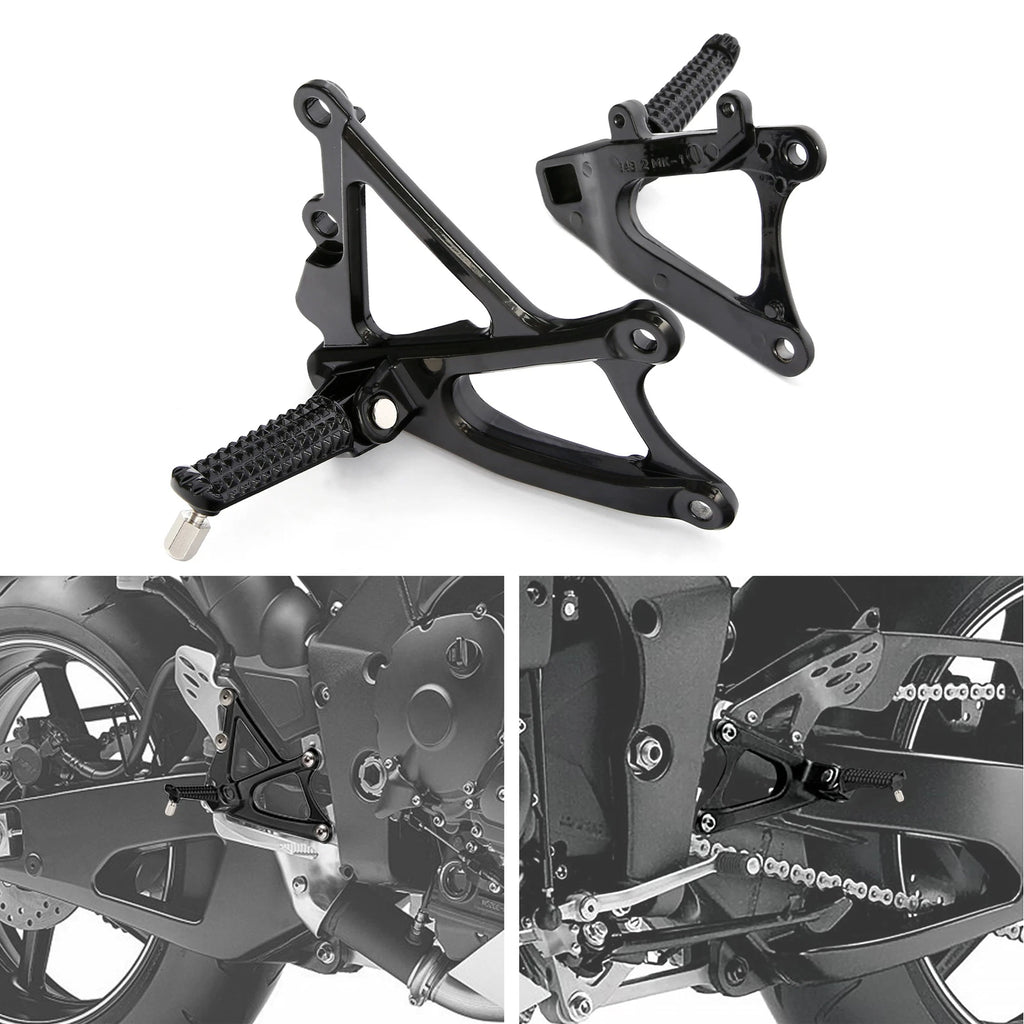 Front Rider Footrest Pegs Bracket for Yamaha YZF R1 (2009–2014)