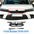 Front Hood Bumper Grille for Honda Civic (2016–2021) Rock Style with Hole