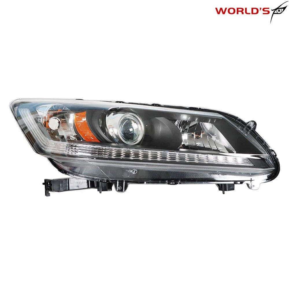 Black Halogen Headlight Assembly for Honda Accord (2013–2015)