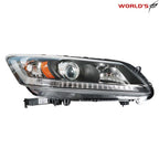 Black Halogen Headlight Assembly for Honda Accord (2013–2015)