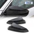 2X Carbon Fiber Side Mirror Cover Caps for Honda Civic (2016–2021)