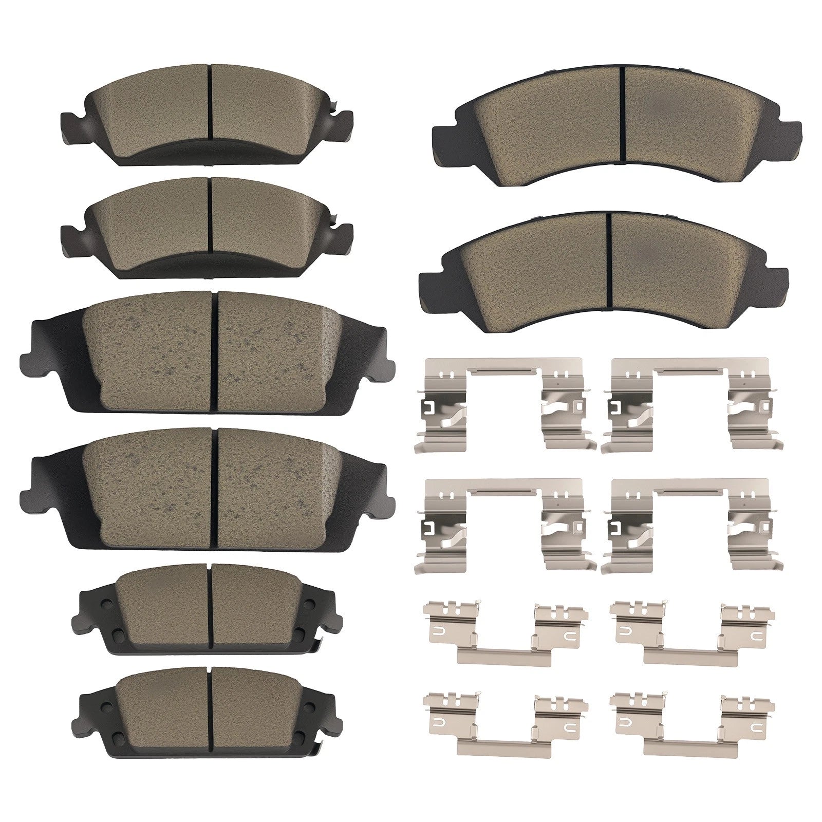 Set of 4 Ceramic Brake Pads for Cadillac Escalade/Escalade ESV (2015–2020) P-1363