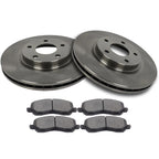 Front Brake Rotors and Ceramic Pads for Mitsubishi Lancer (2008–2016)