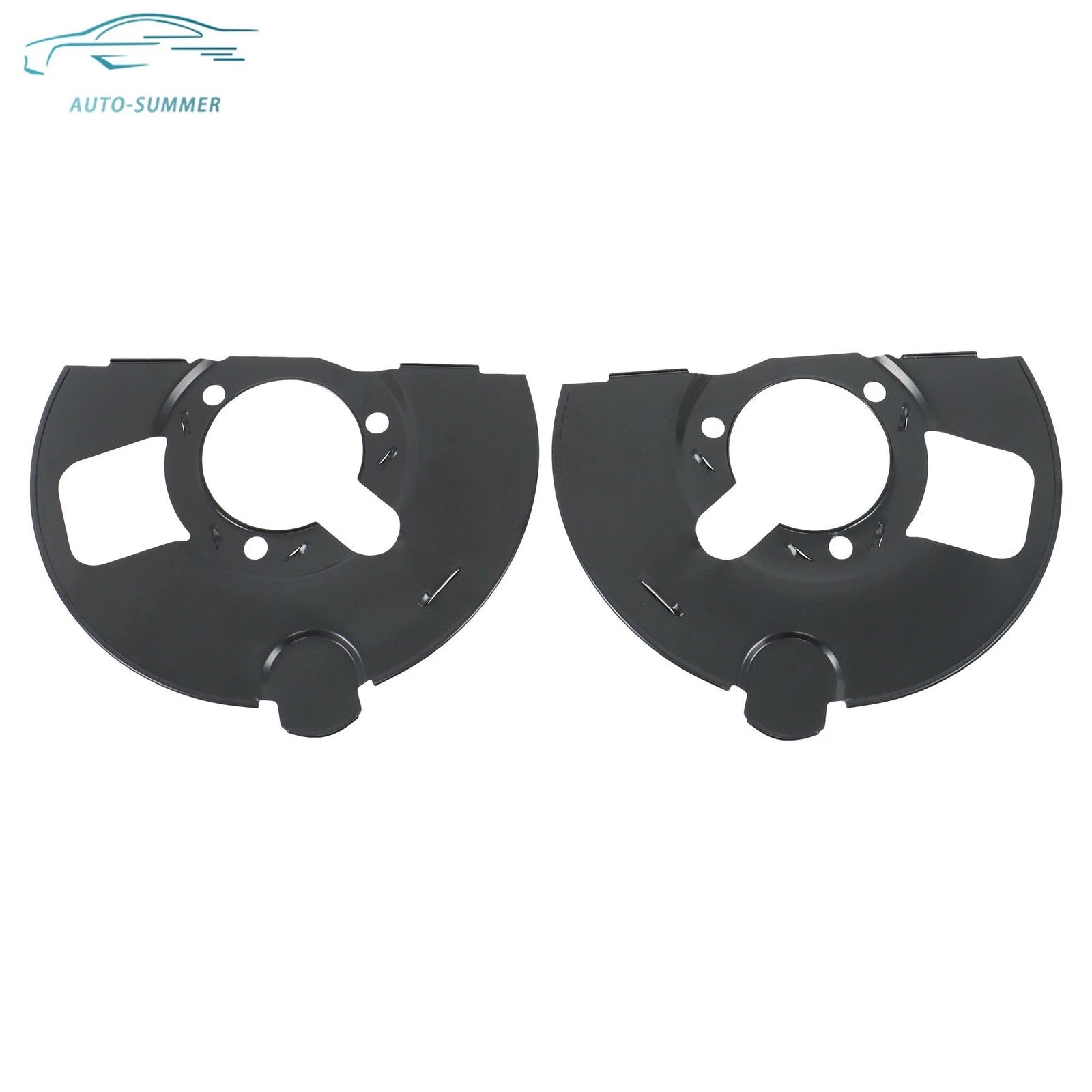 Set of 2 Front Brake Dust Shields for Chevrolet Silverado GMC Sierra (2014-2020)