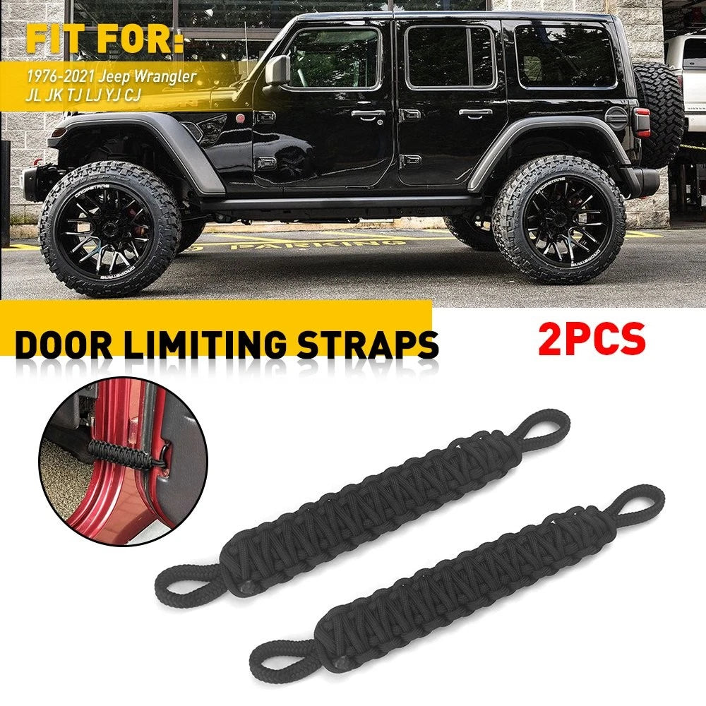 Door Limit Straps for Jeep Wrangler (1976-2021)