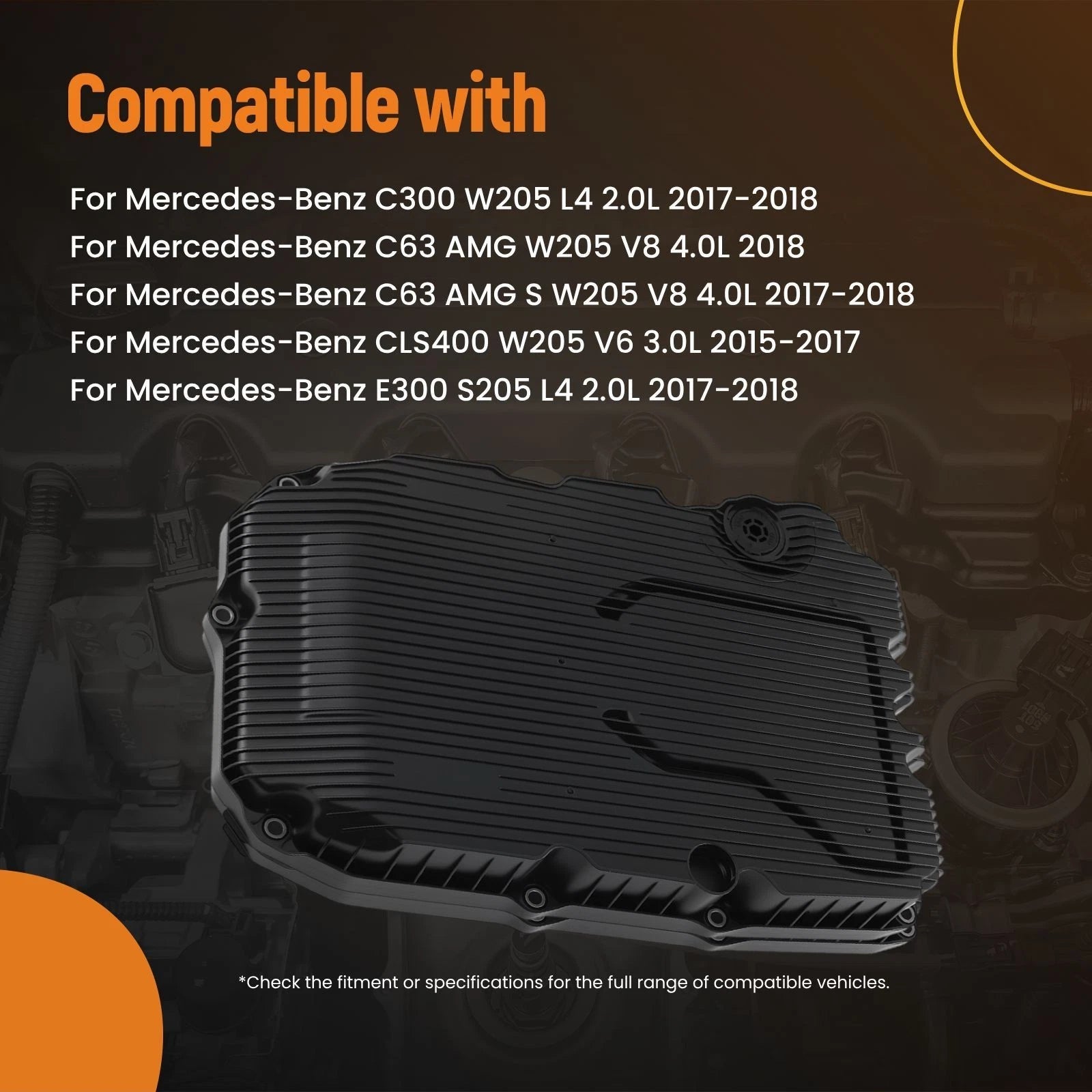Transmission Oil Pan for Mercedes-Benz E43 AMG S205 (2017–2018)