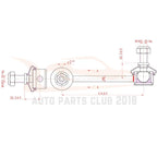 Set of 14 Control Arms, Tie Rods, Sway Bars, Ball Joints for Acura TSX (2004–2014)